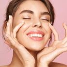 thumbnail smiling woman with clear skin