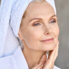 woman age spot