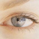 beautiful woman blue eye clear