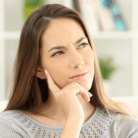 questioning woman