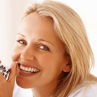 blonde hair woman