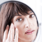 woman skin concern