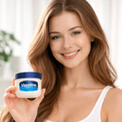 woman model skin slugging